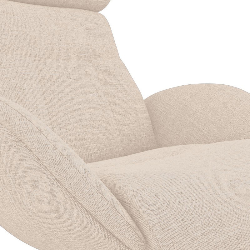 Fauteuil sur pied pivotant ELEGANCE tissu Lido, 6 coloris