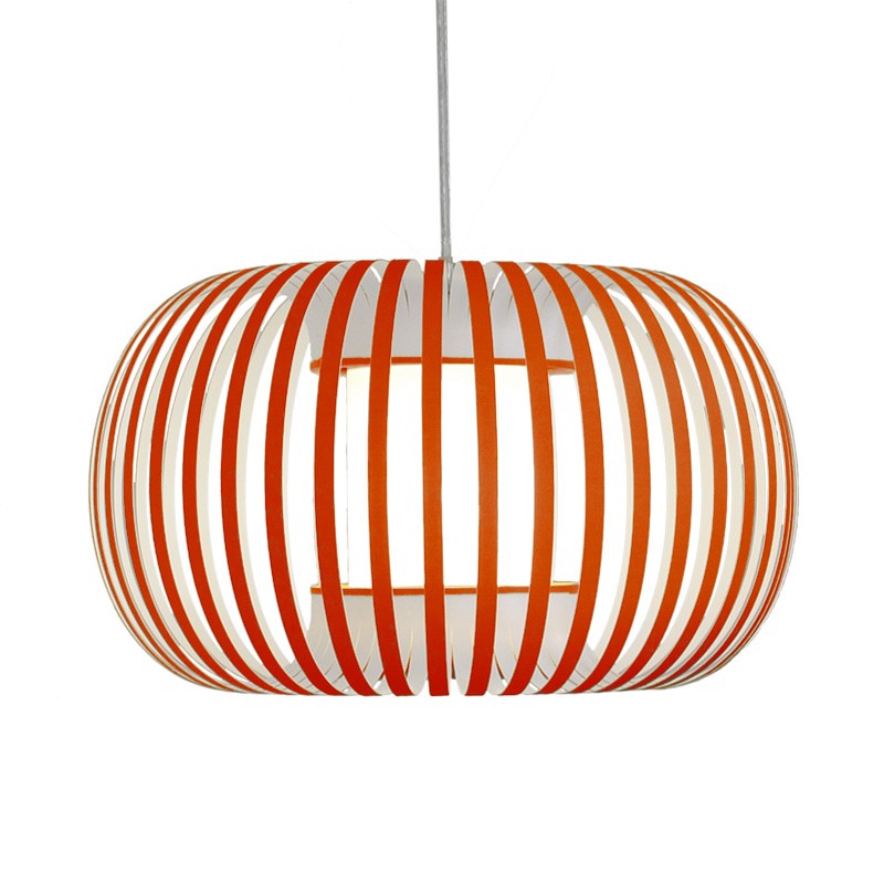 Suspension luminaire tissu ESTENO Ø60 cm, 10 coloris