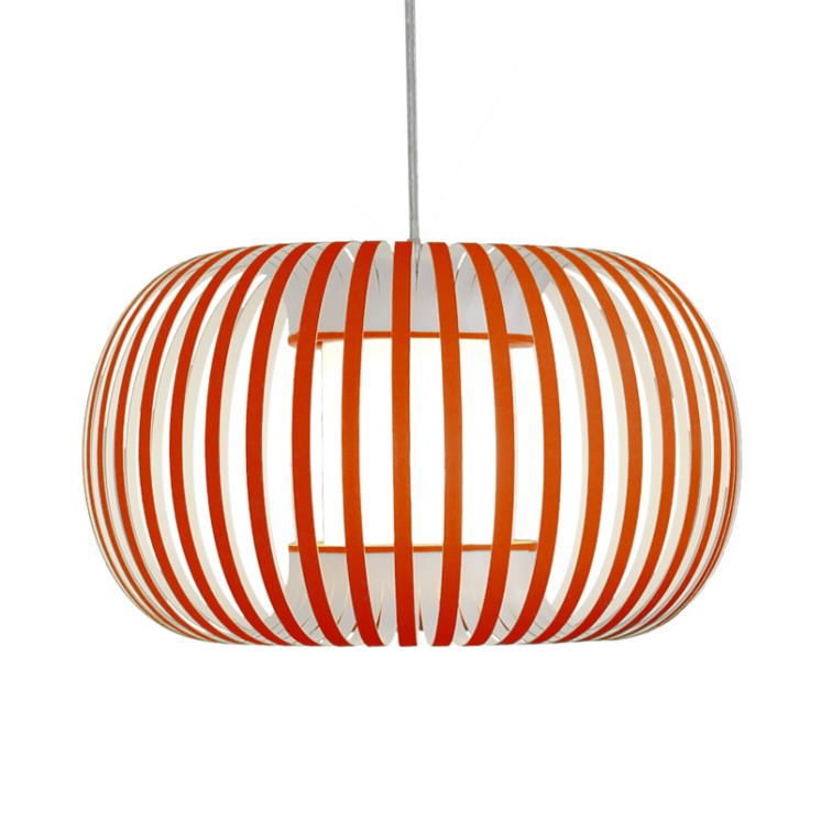 Suspension luminaire tissu ESTENO Ø60 cm, 10 coloris
