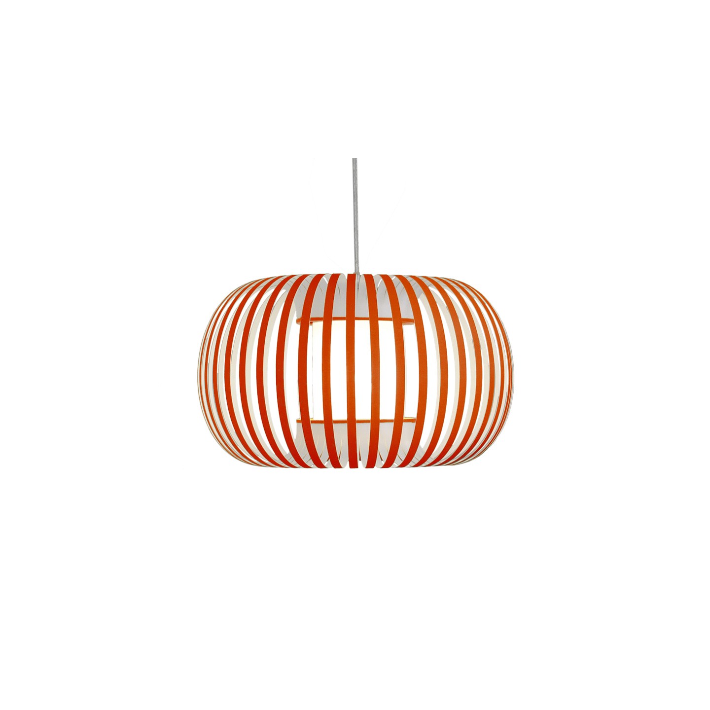 Suspension luminaire tissu ESTENO Ø60 cm, 10 coloris