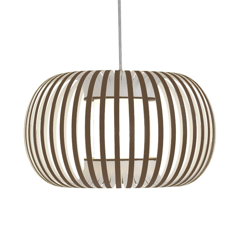 Suspension luminaire tissu ESTENO Ø60 cm, 10 coloris