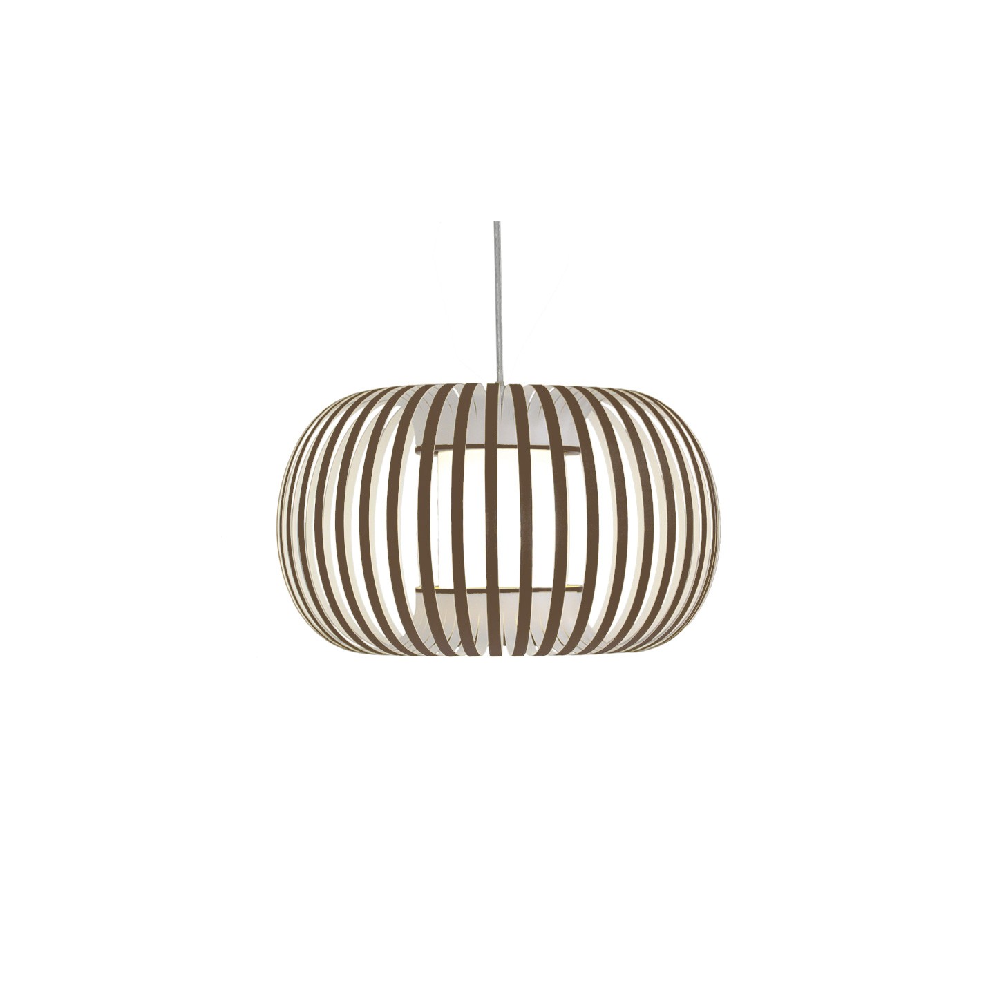 Suspension luminaire tissu ESTENO Ø60 cm, 10 coloris