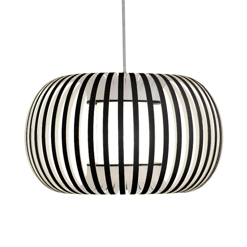 Suspension luminaire tissu ESTENO Ø60 cm, 10 coloris