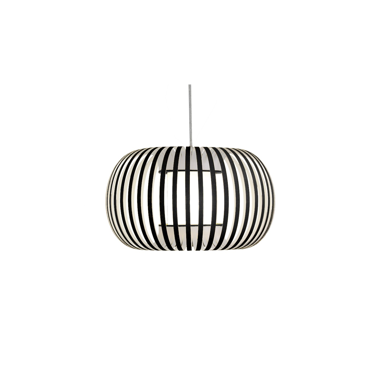Suspension luminaire tissu ESTENO Ø60 cm, 10 coloris