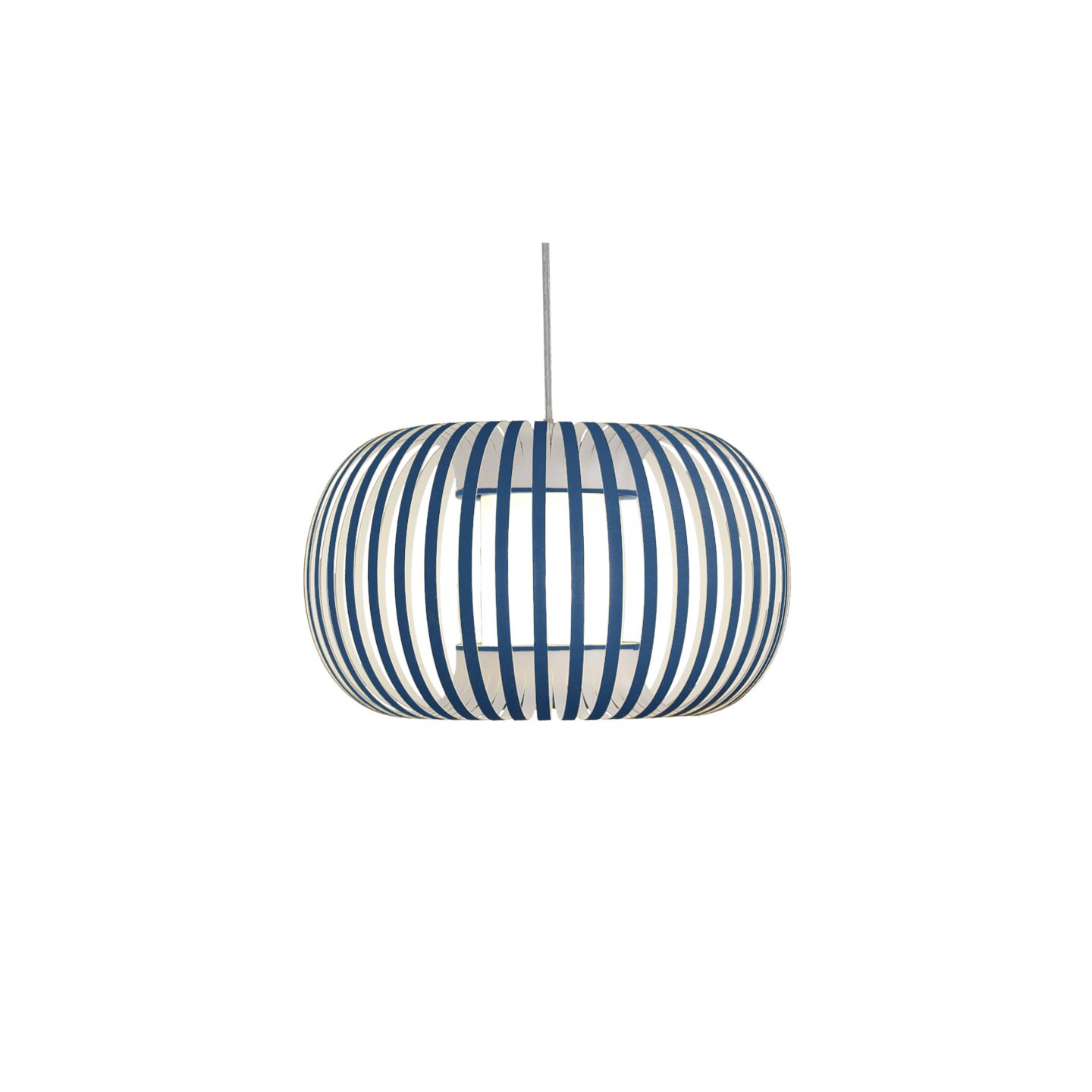 Suspension luminaire tissu ESTENO Ø60 cm, 10 coloris