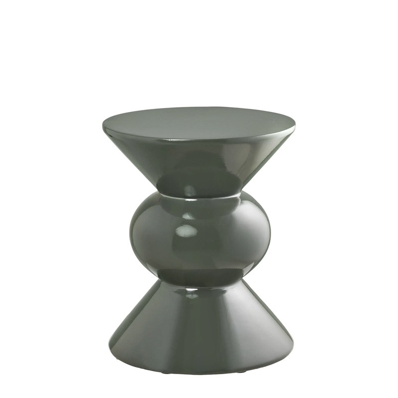table bout de canapé design ROSOLINA, vert ou marron