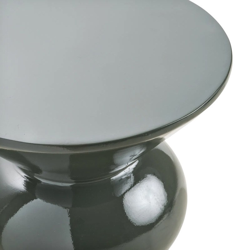 table bout de canapé design ROSOLINA, vert ou marron