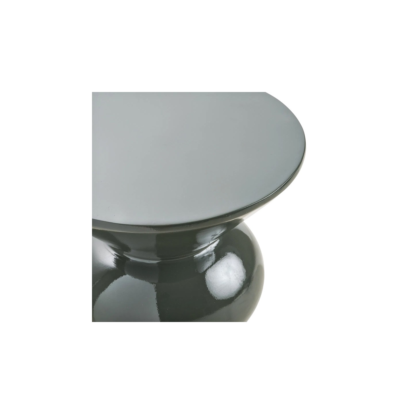 table bout de canapé design ROSOLINA, vert ou marron