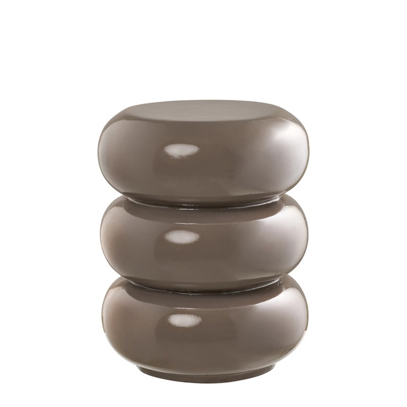 table bout de canapé design ROSOLINA, vert ou marron