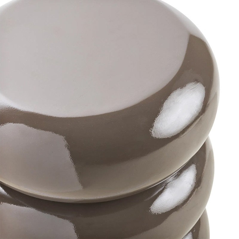 table bout de canapé design ROSOLINA, vert ou marron