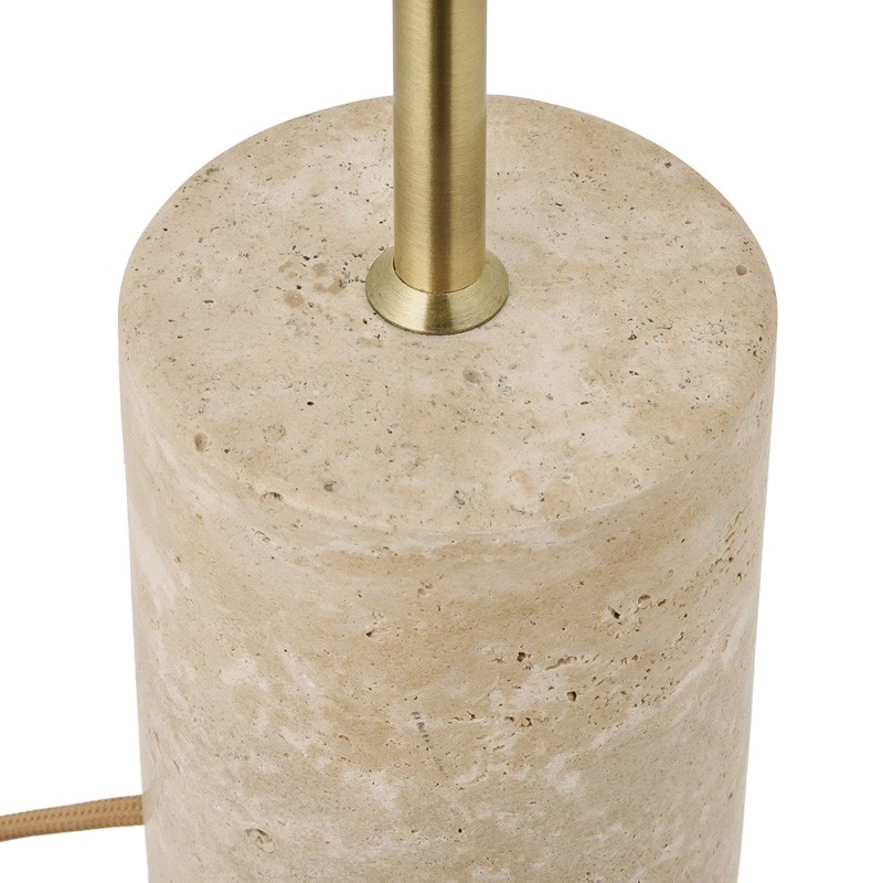 Lampe en forme de champignon SCHEFFIELD métal et marbre