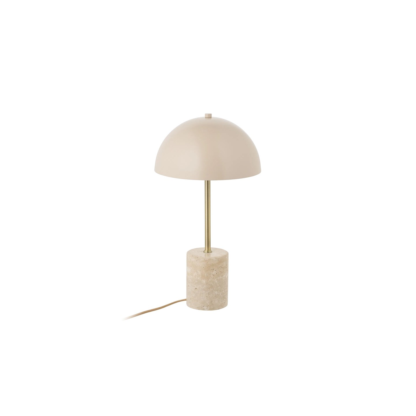 Lampe en forme de champignon SCHEFFIELD métal et marbre