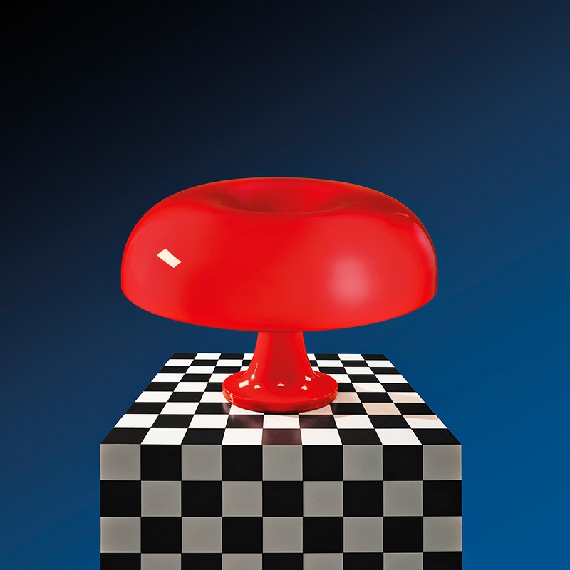 Lampe design champignon NESSINO, 9 coloris Artemide