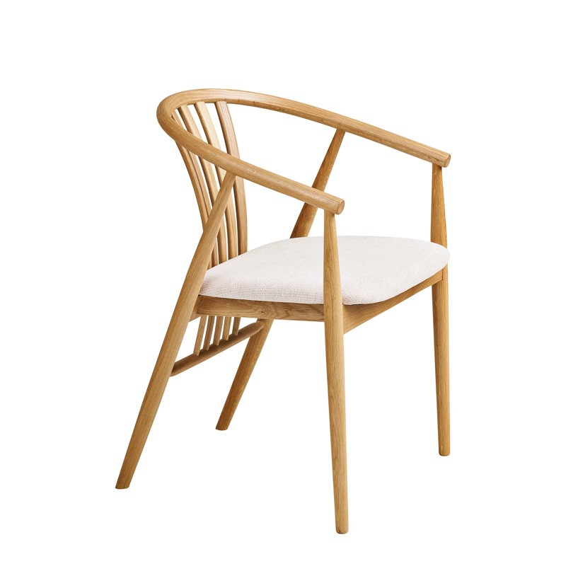 Chaise en chêne AUSTIN, 3 finitions