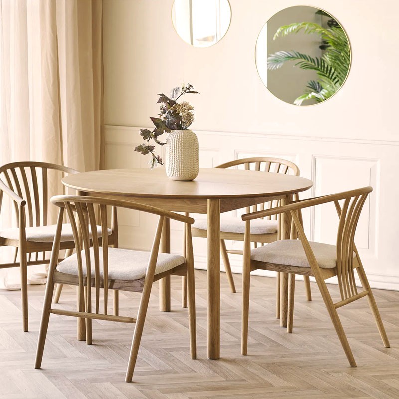 Chaise en chêne AUSTIN, 3 finitions