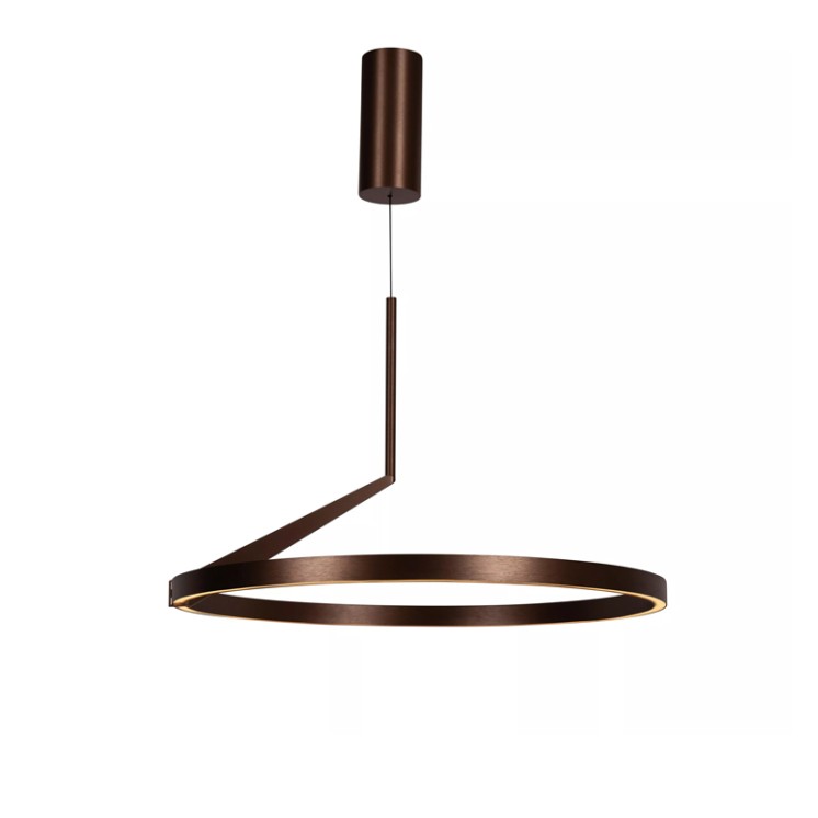 Suspension LED moderne APPLAUSE café, diamètre 60 cm