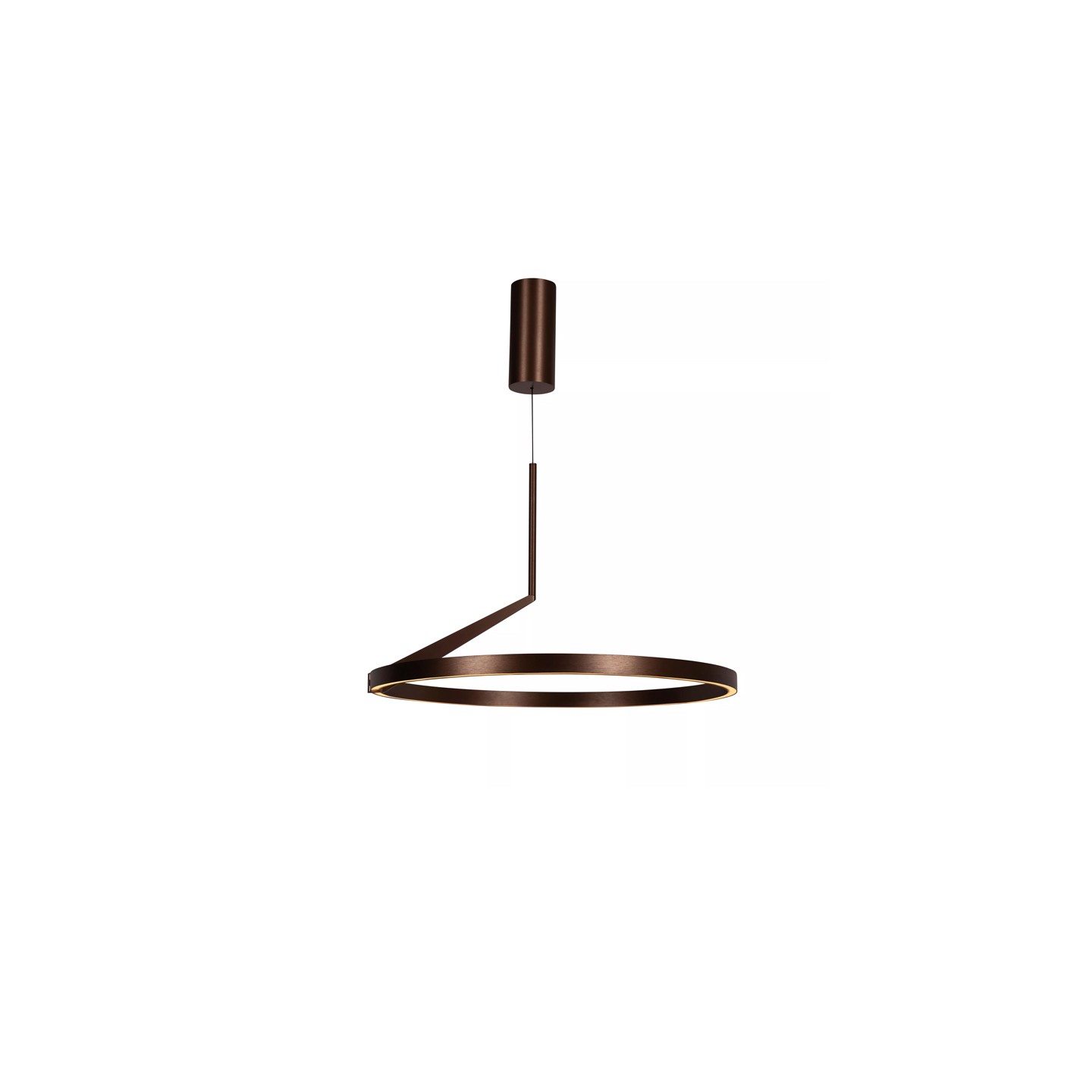 Suspension LED moderne APPLAUSE café, diamètre 60 cm