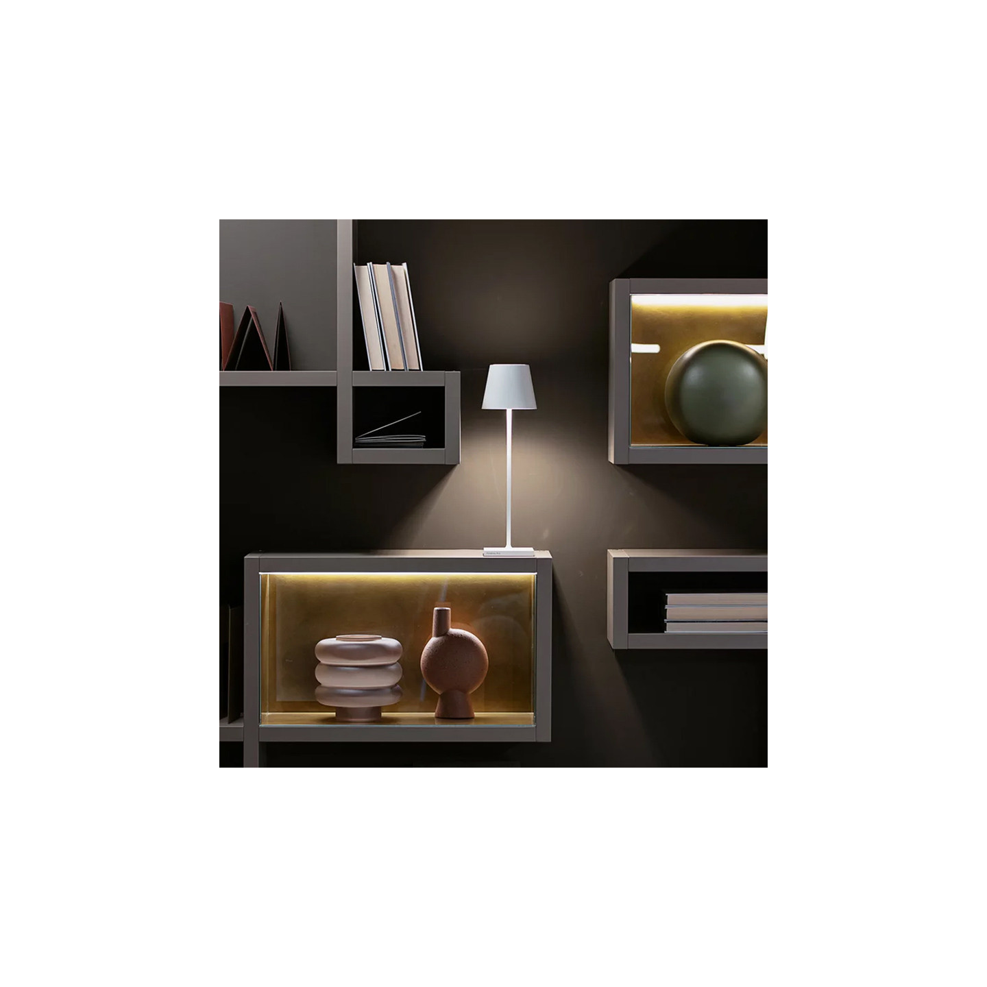 Lampe de table sans fil rechargeable POLDINA PRO, 12 coloris