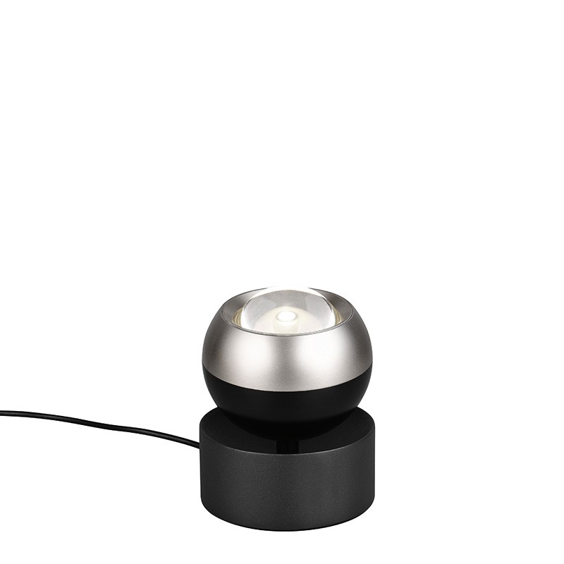 Spot à poser sur meuble ORBIT, bronze cuivré ou nichel mat