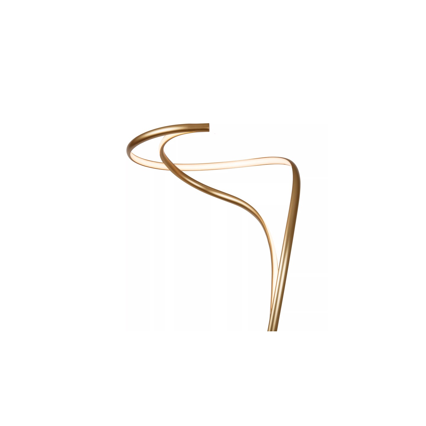 Lampadaire led avec variateur d'intensité SARDANA or et laiton