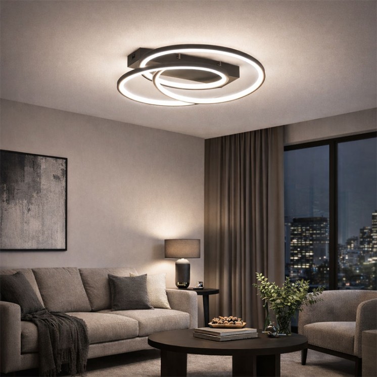 Luminaire plafonnier design DARVIN, 4 coloris