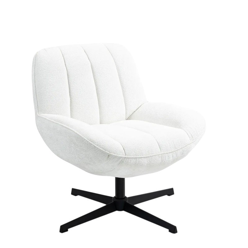 Fauteuil confortable pivotant RENA, 4 coloris