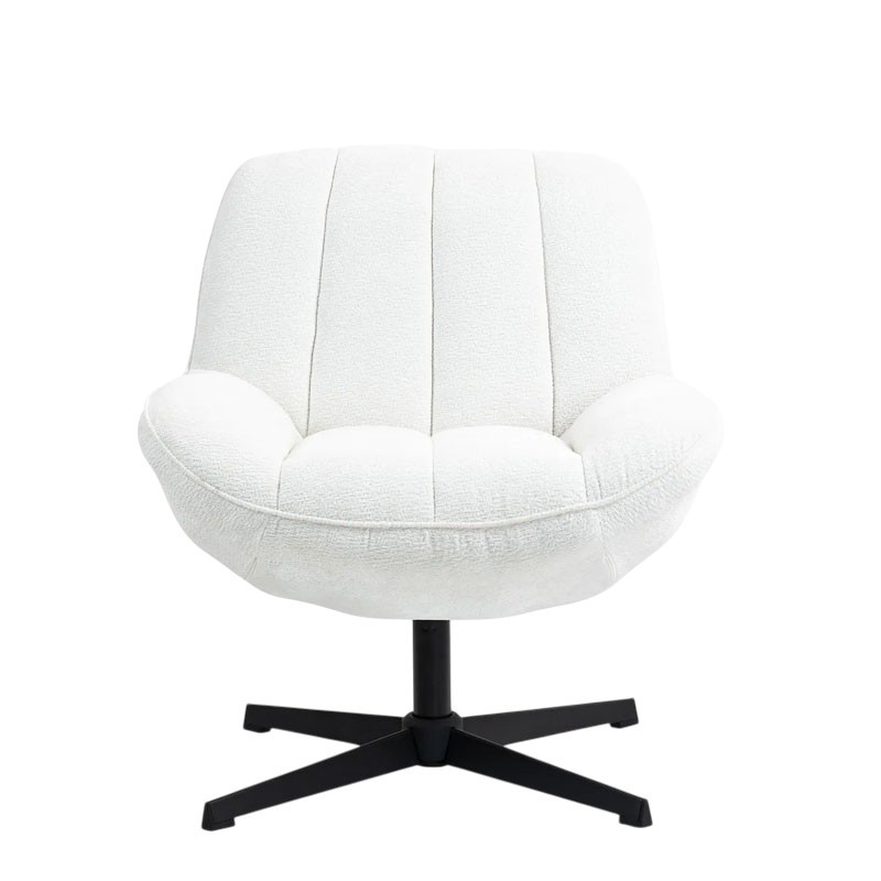 Fauteuil confortable pivotant RENA, 4 coloris