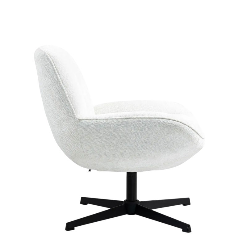 Fauteuil confortable pivotant RENA, 4 coloris