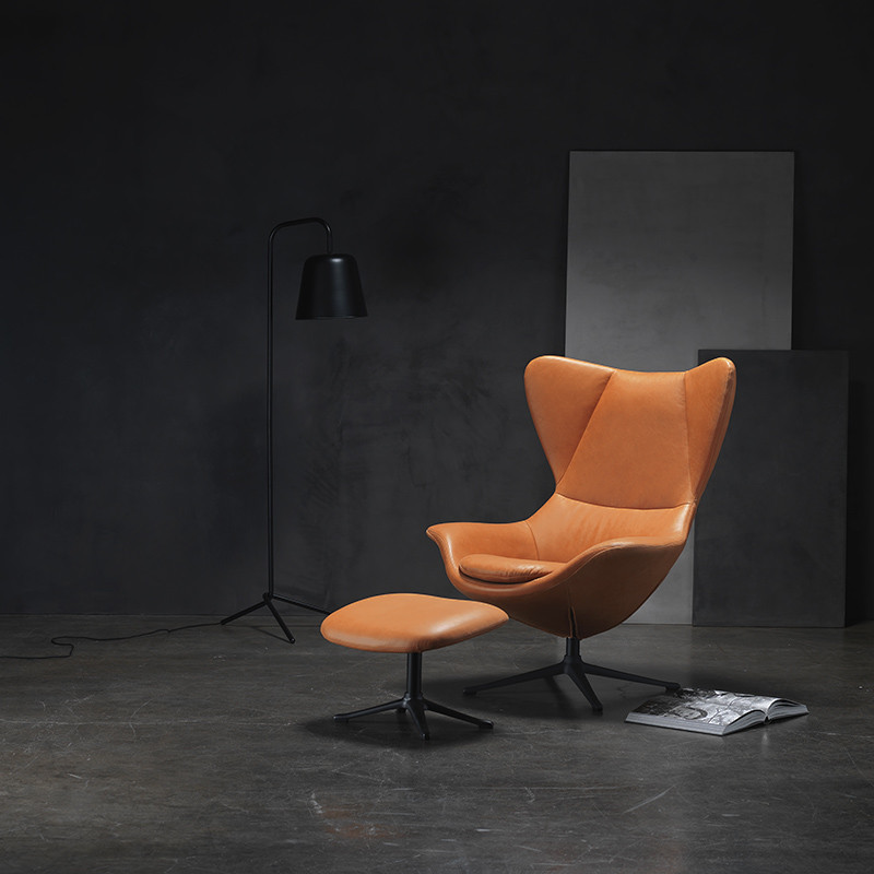 Fauteuil dossier haut STILO avec ou sans repose-pieds, 6 coloris Flexlux
