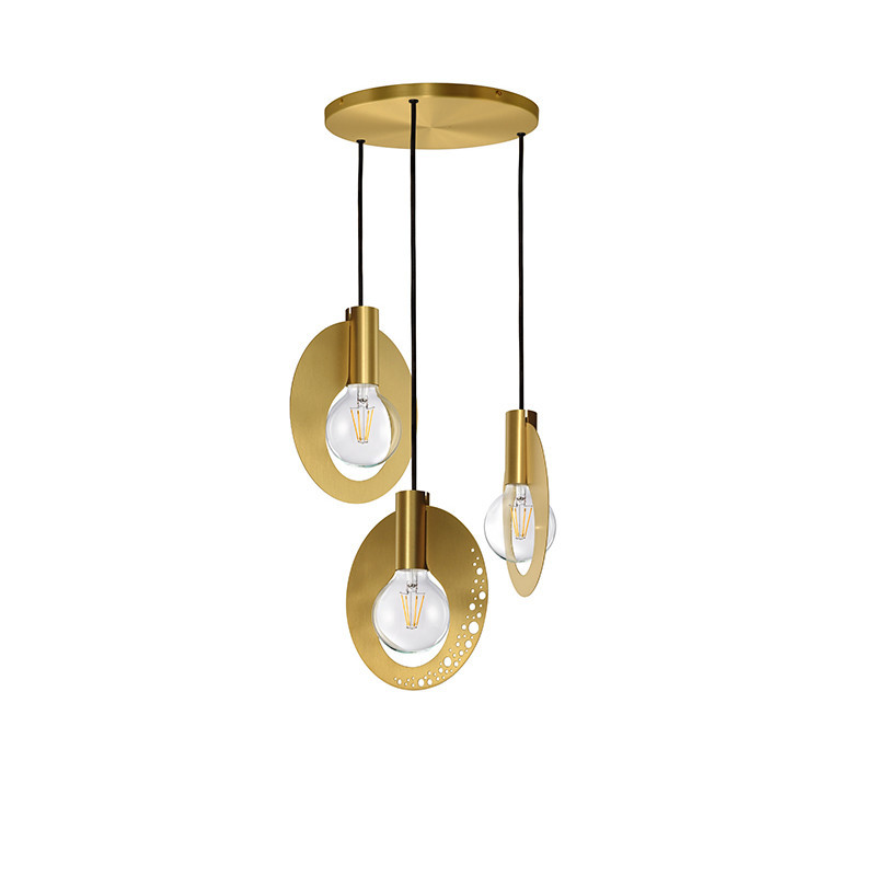 Suspension 3 lumières HALO, 3 finitions CVL Manufacture