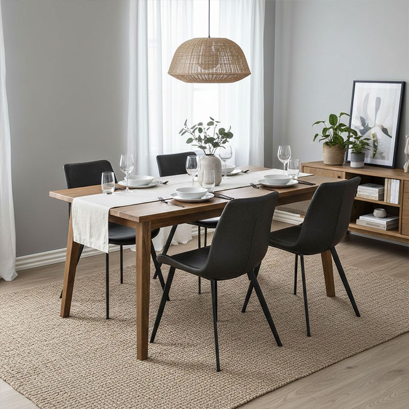 Chaise imitation cuir HYPE, 4 coloris Dan Form