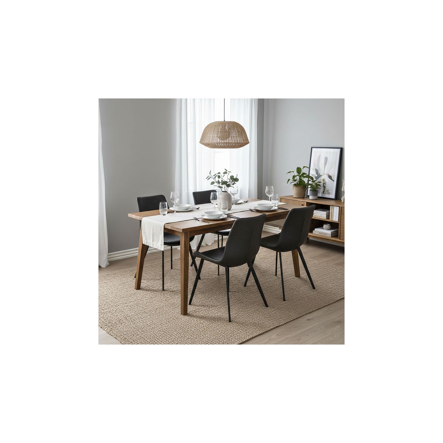 Chaise imitation cuir HYPE, 4 coloris Dan Form