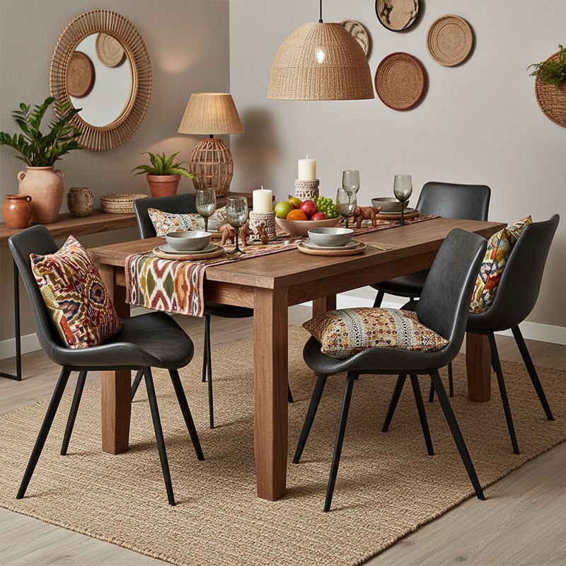 Chaise imitation cuir HYPE, 4 coloris Dan Form