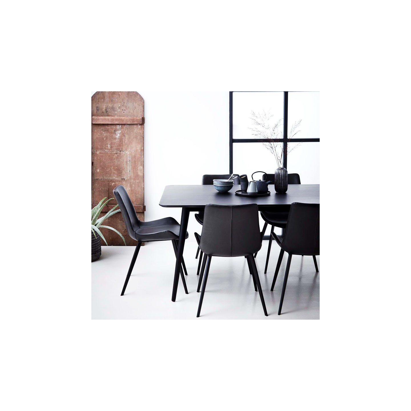 Chaise imitation cuir HYPE, 4 coloris Dan Form