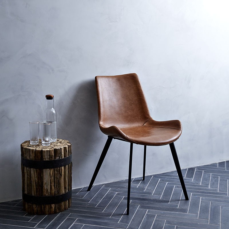 Chaise imitation cuir HYPE, 4 coloris Dan Form