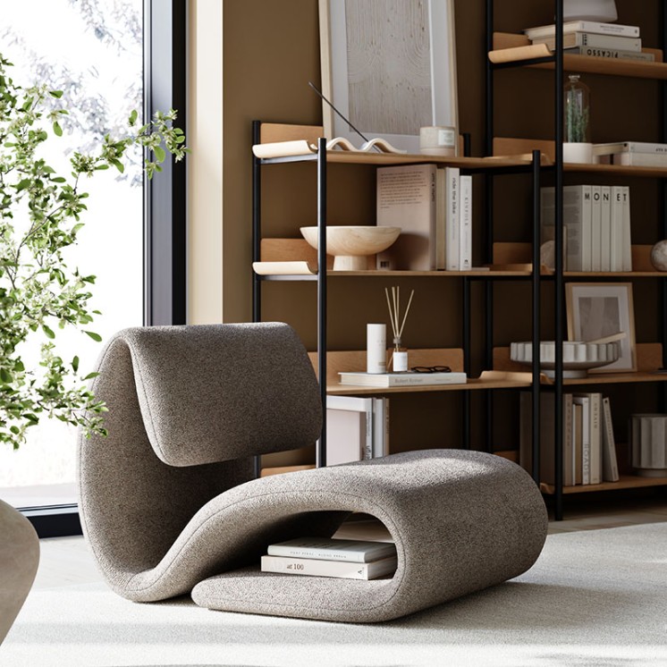 Fauteuil design original DUBNA, 2 coloris Dan Form Danemark