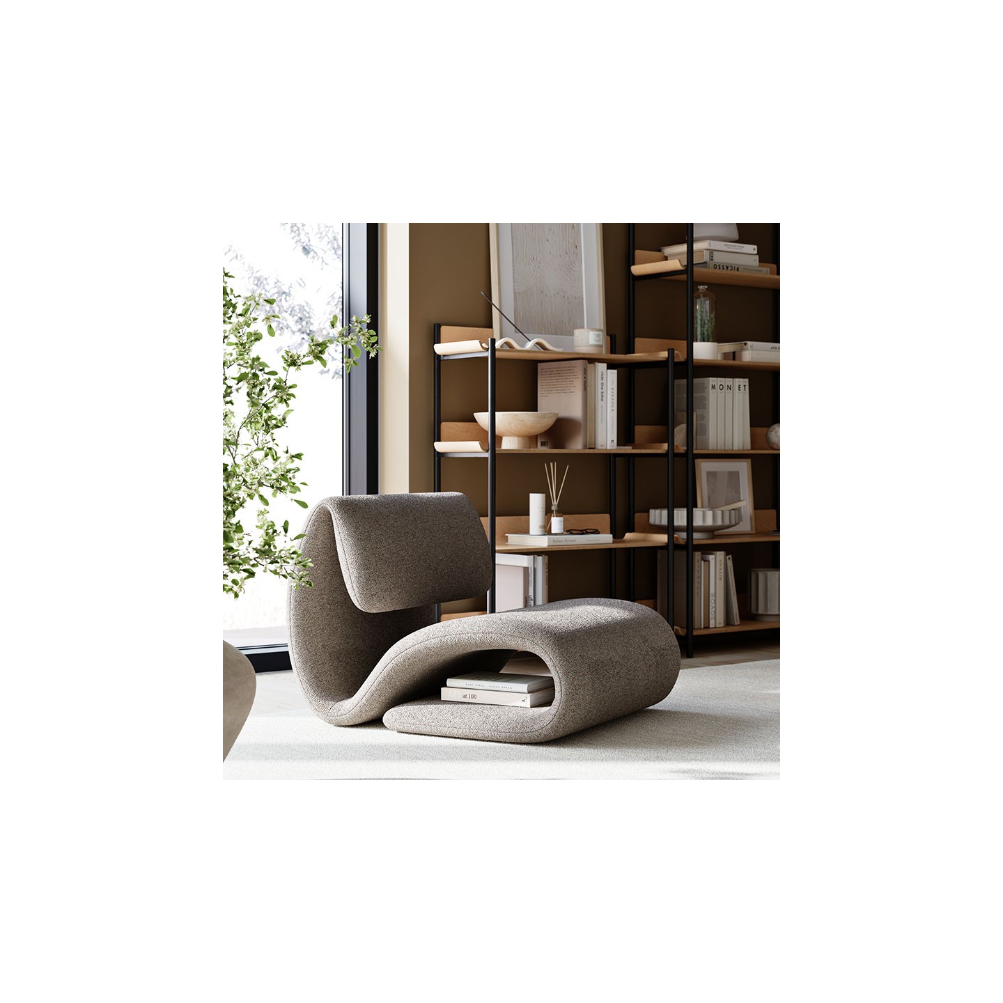 Fauteuil design original DUBNA, 2 coloris Dan Form Danemark