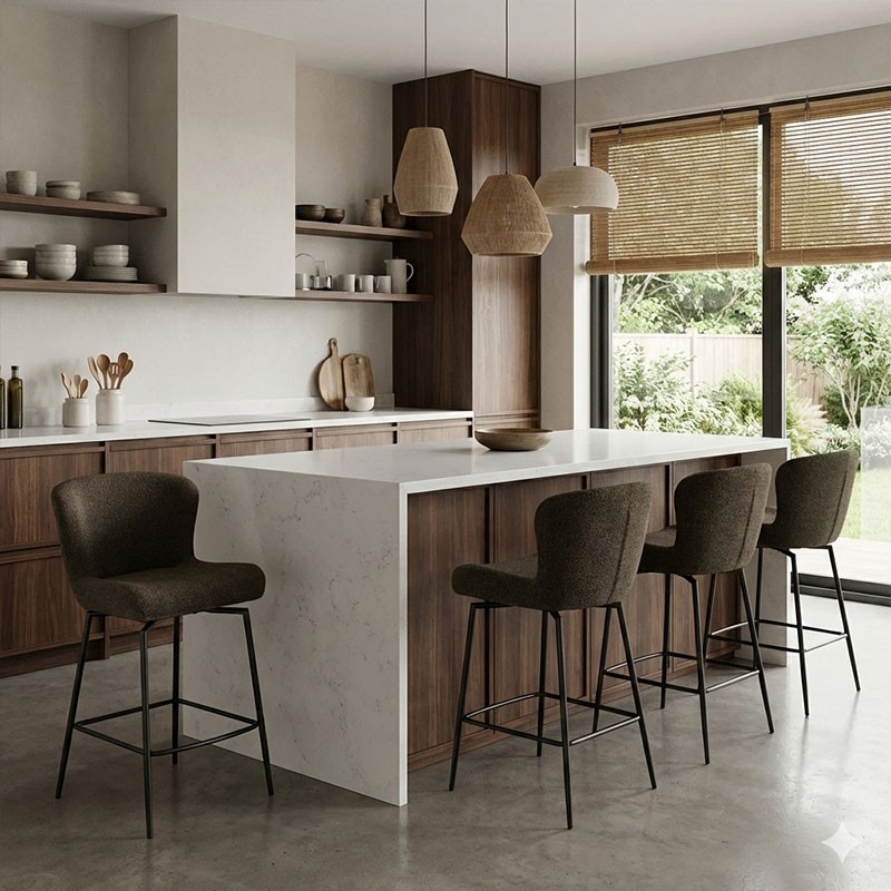 Chaise de bar pivotant GLAM, 3 coloris Dan Form Denmark