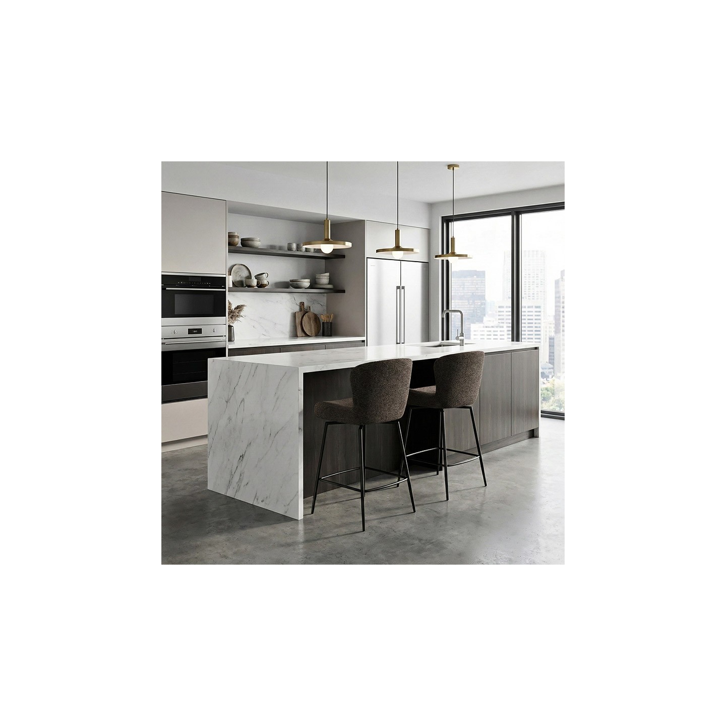 Chaise de bar pivotant GLAM, 3 coloris Dan Form Denmark