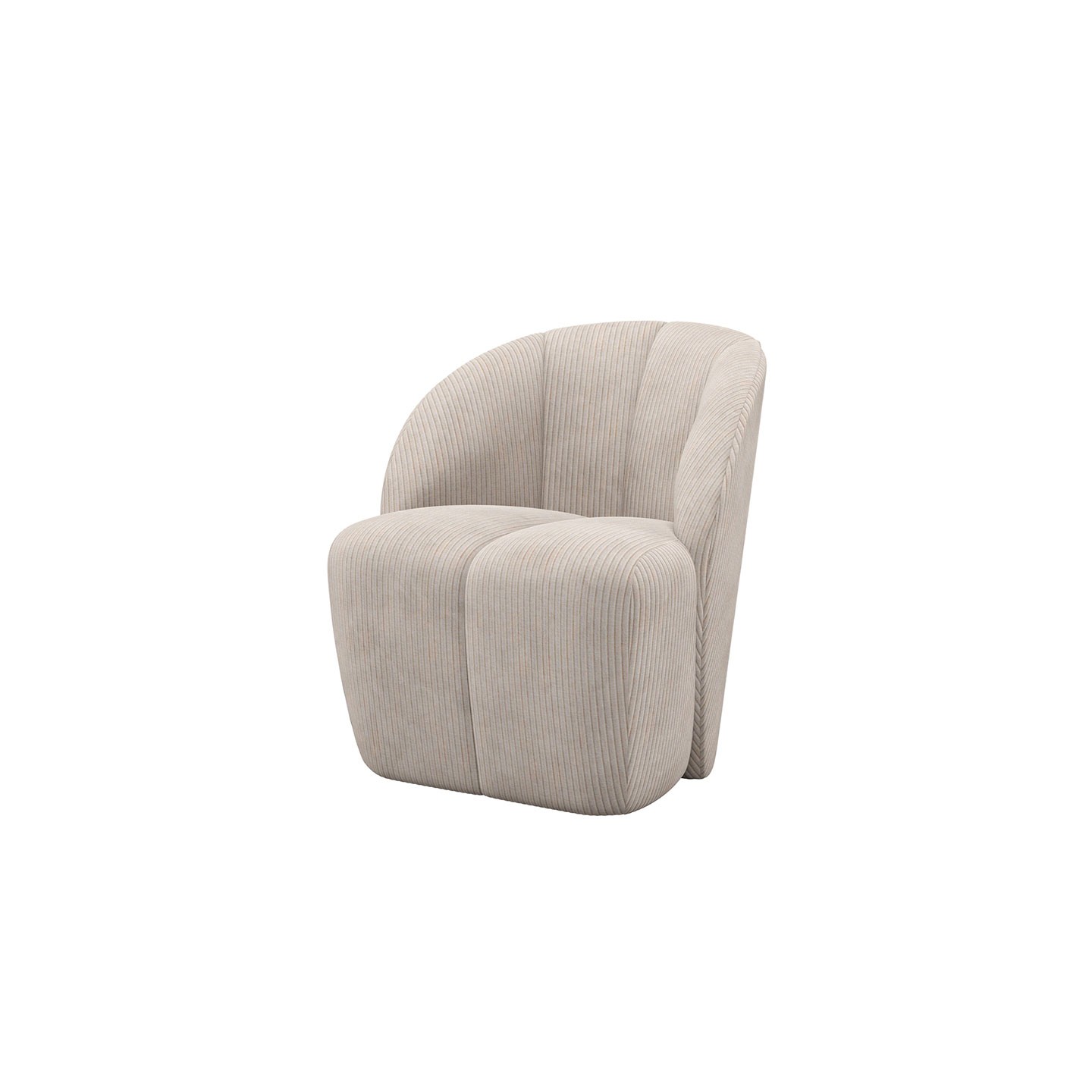 Fauteuil design coquillage MOJO, 5 coloris