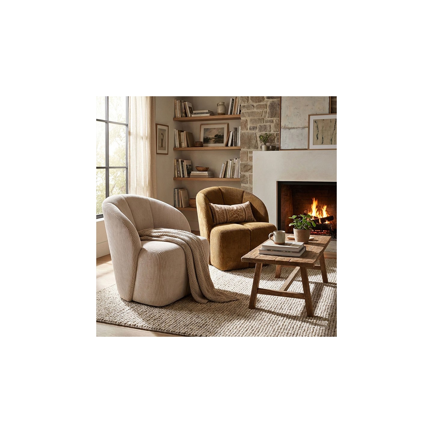 Fauteuil design coquillage MOJO, 5 coloris