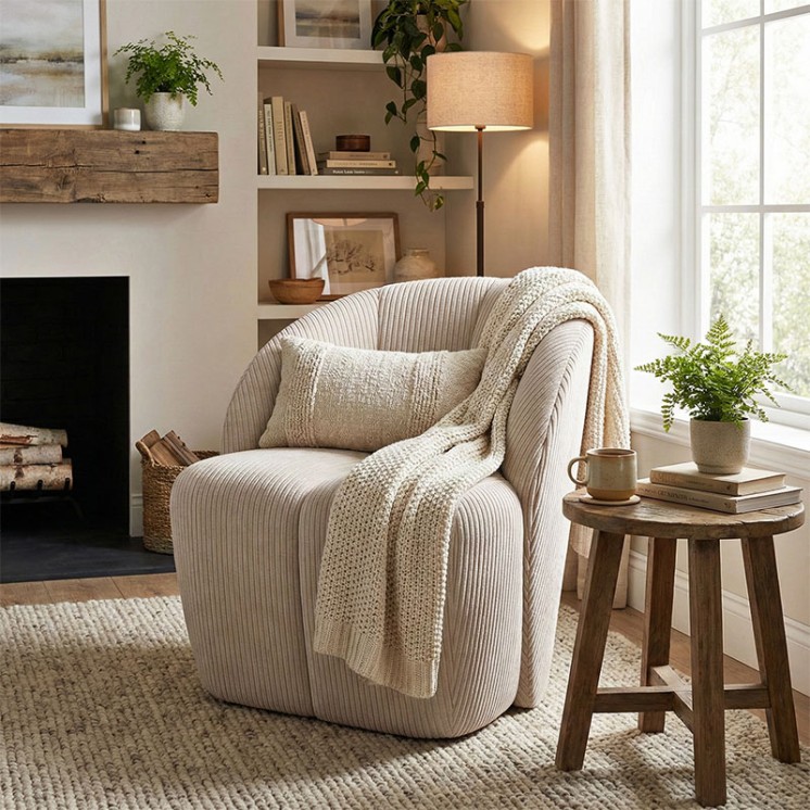 Fauteuil design coquillage MOJO, 5 coloris