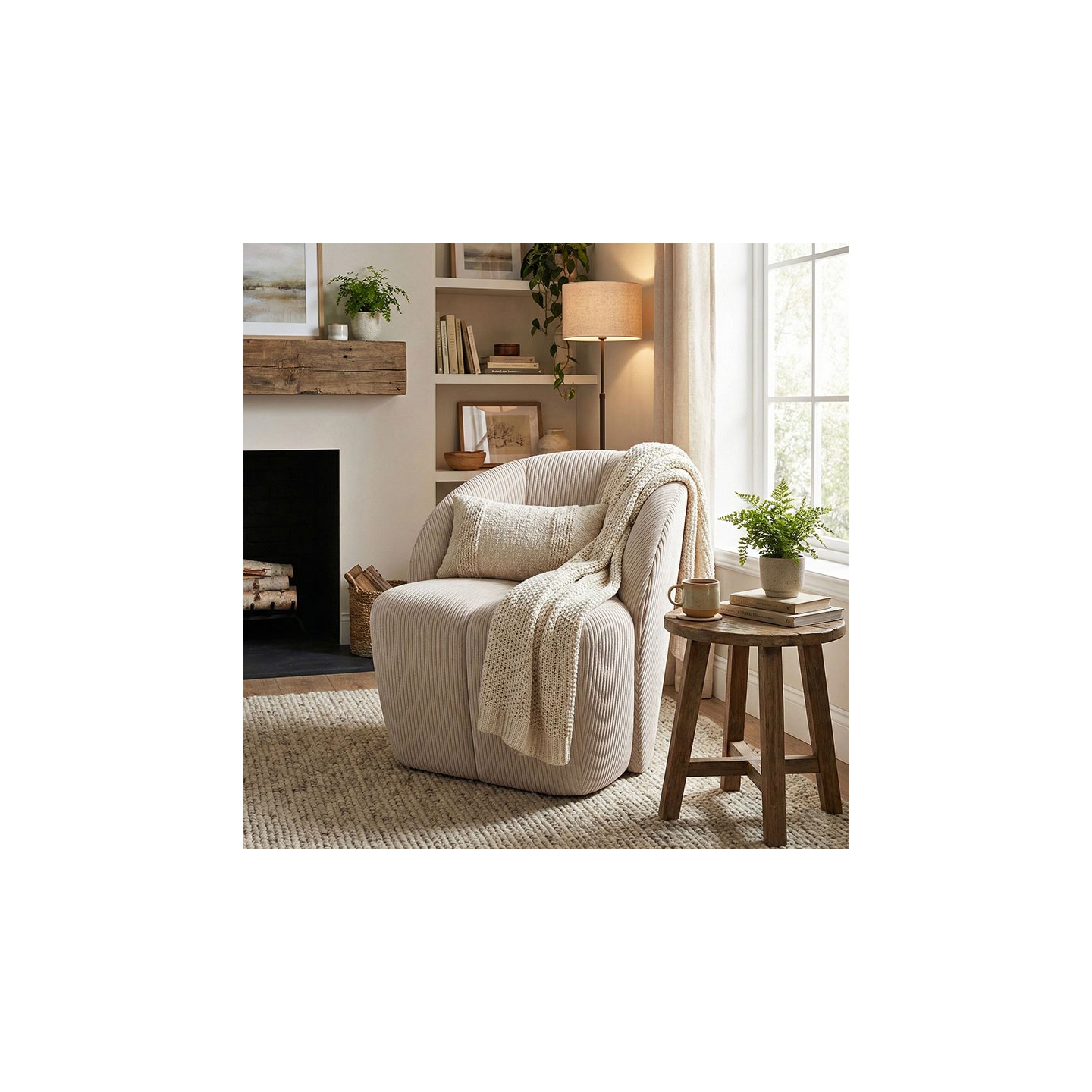 Fauteuil design coquillage MOJO, 5 coloris
