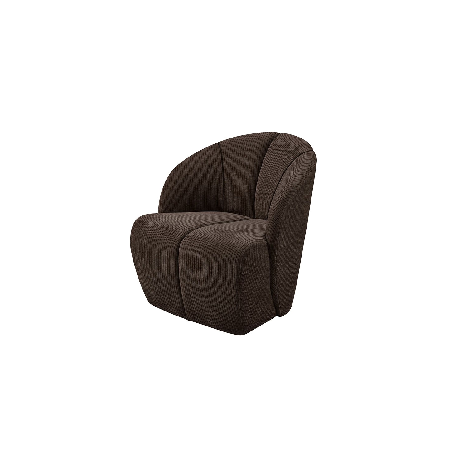 Fauteuil design coquillage MOJO, 5 coloris