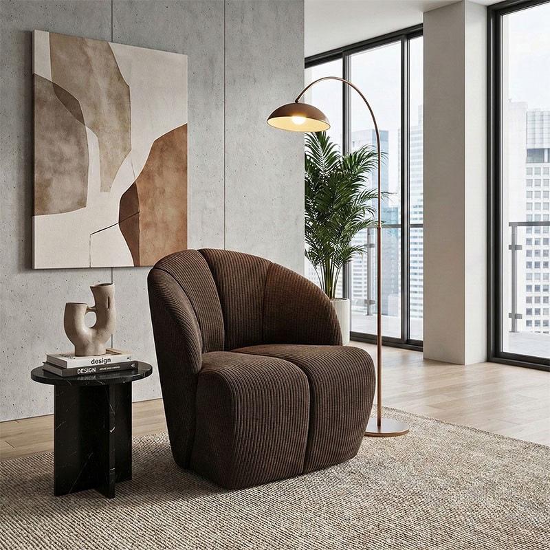 Fauteuil design coquillage MOJO, 5 coloris