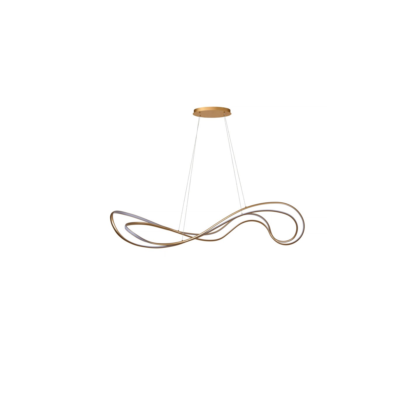 Suspension table à manger SARDANA or mat