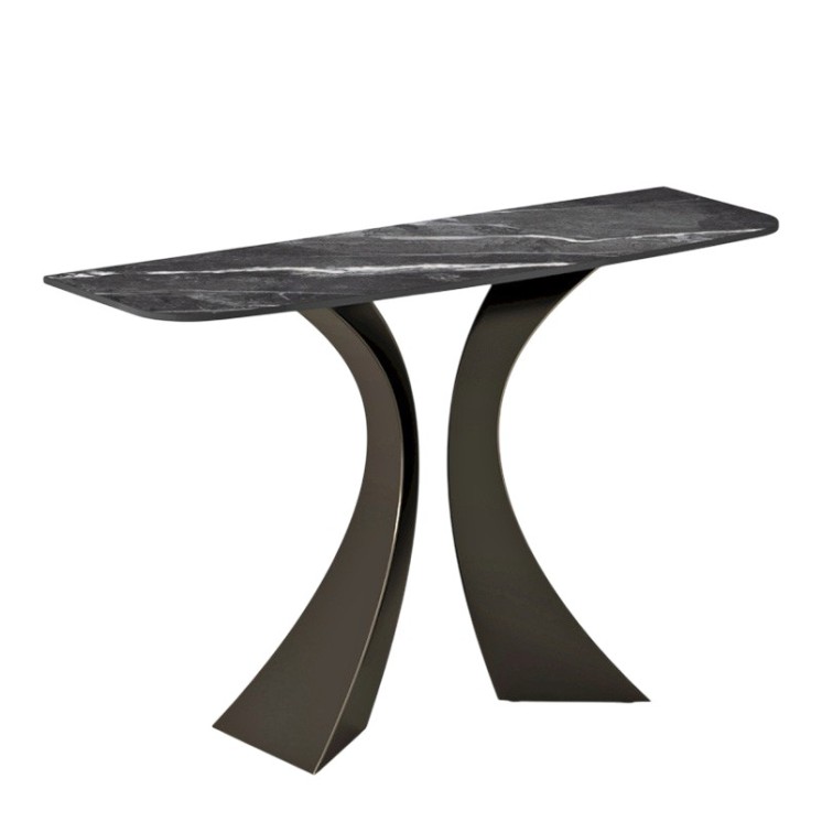 Console marbre noir KEITH