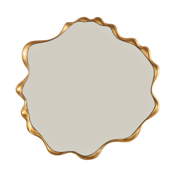 Miroir rond décoratif XANDAR or