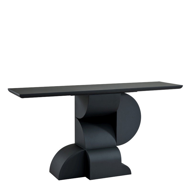 Console noir métal LIANNA 150 cm