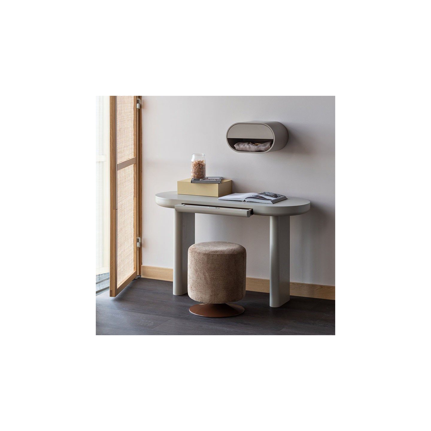 Pouf pivotant ISLEN, 3 coloris